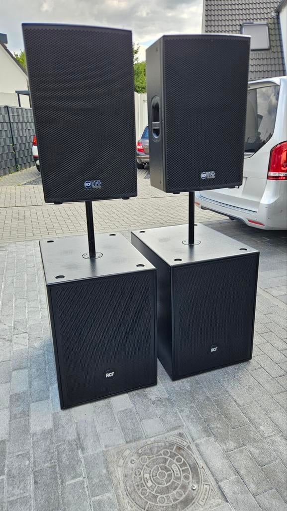RCF Geluidsysteem TT25 + 8003 TOP Conditie, Subwoofer, Zo goed als nieuw, 120 watt of meer, Ophalen