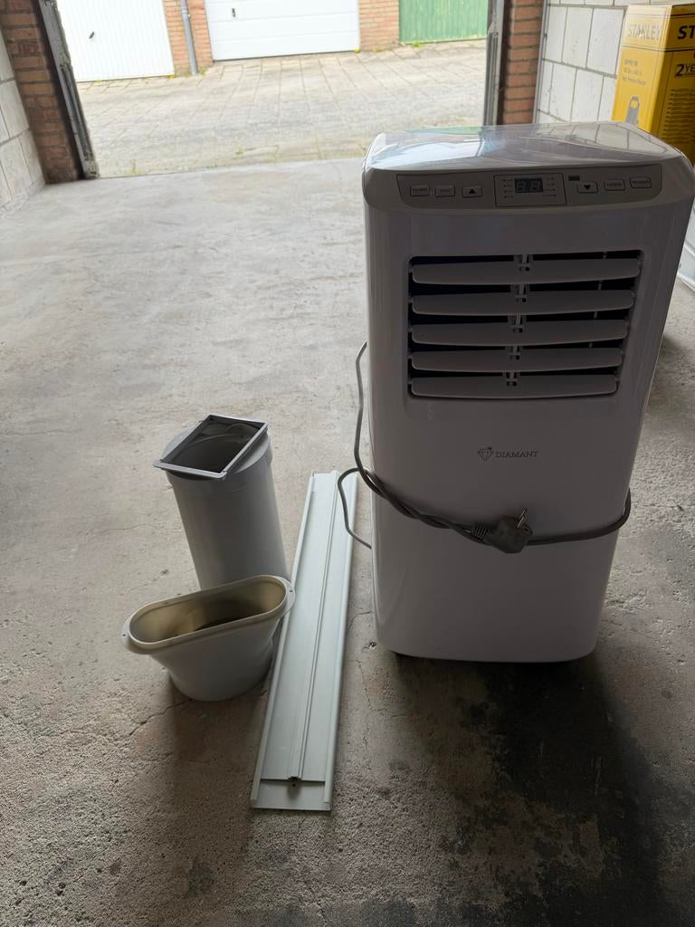 Diamant Mobiele Airco 7000BTU R290 - Energieklasse A, Ophalen, Minder dan 60 m³, 3 snelheden of meer, Zo goed als nieuw