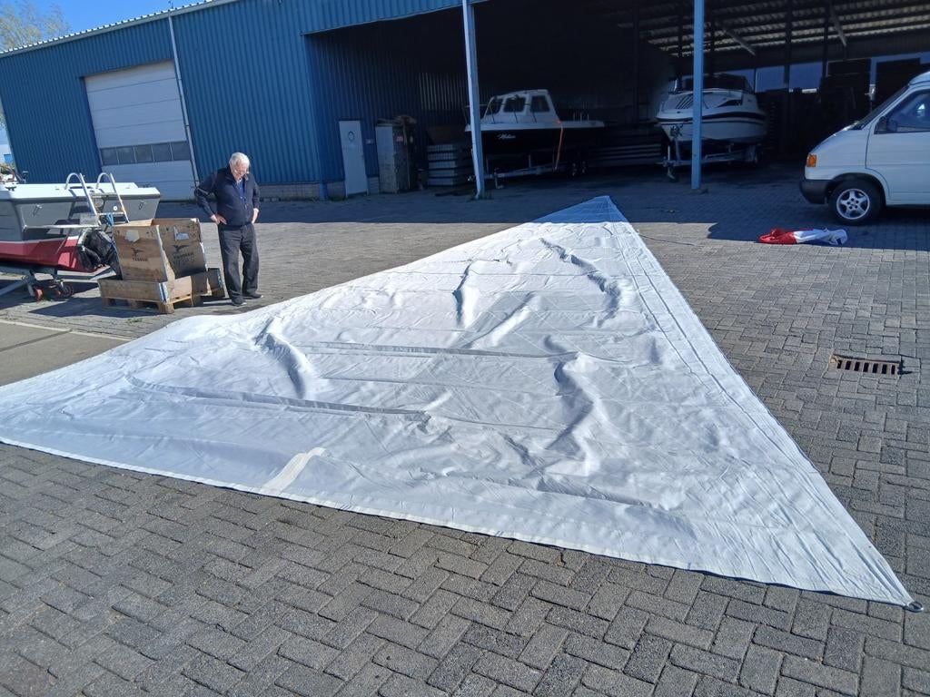 Rolgenua met zeilzak (ex Moody 38), 30 tot 60 m², 6 meter of meer, Gebruikt, Ophalen of Verzenden