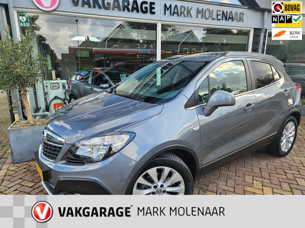 Opel Mokka 1.4 T Cosmo nederlandse auto!schuifkanteldak,lede, Auto's, Voorwielaandrijving, Euro 5, Gebruikt, 4 cilinders