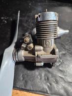 Vintage OS MAX .20 RC Vliegtuigmotor met Propeller, Overige merken, Gebruikt, Ophalen of Verzenden, Groter dan 1:72