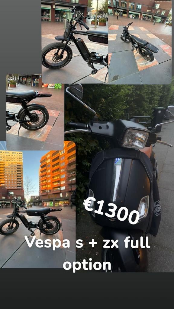 Super 73 en Vespa S, Ophalen, Benzine, Vespa