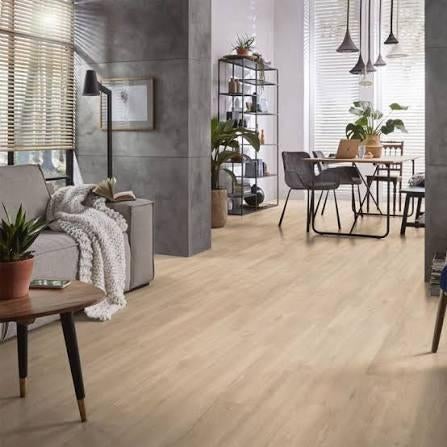 Nieuw laminaat Ingelstad eiken licht naturel - ca. 10 m², Ophalen, Beige, Nieuw, Eiken licht naturel