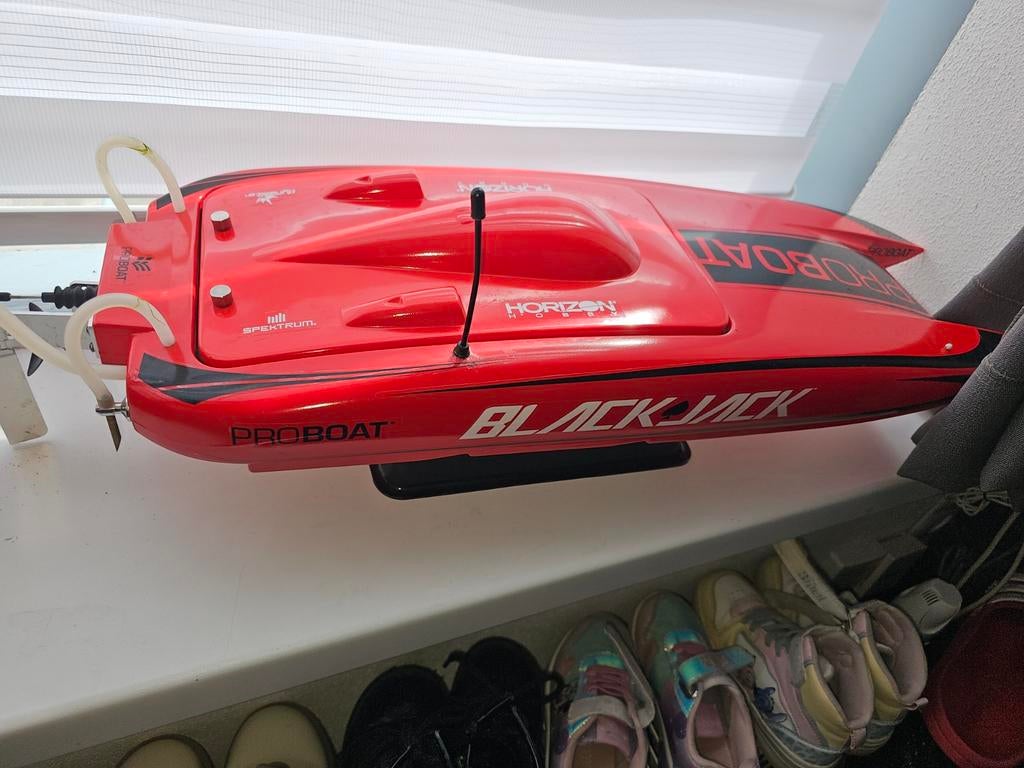 Proboat Blackjack 24 RC boot met afstandsbediening, Overige merken, Gebruikt, Ophalen of Verzenden, Groter dan 1:32