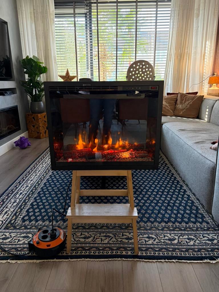 Modern Flames Redstone - elektrische inbouwhaard sfeerhaard, Ophalen, Zo goed als nieuw, Inbouwhaard, Elektrische haard