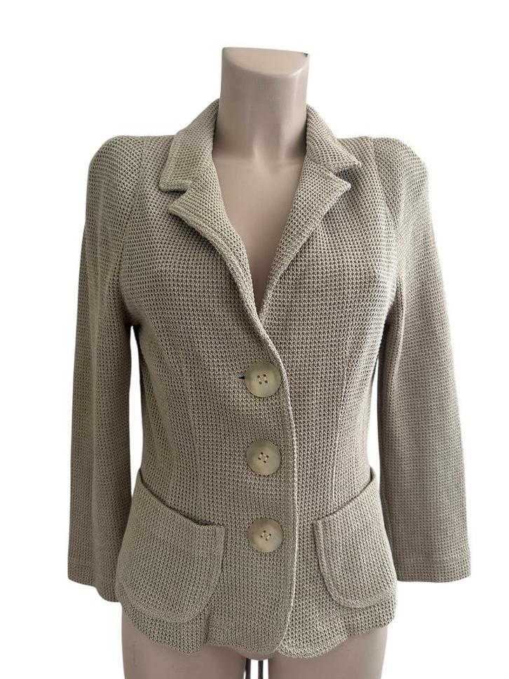 ML Collections blazer M, Kleding | Dames, Jasjes, Kostuums en Pakken, Zo goed als nieuw, Beige, Ophalen of Verzenden