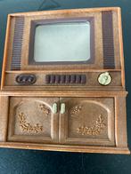 Vintage Miniatuur tv, Ophalen of Verzenden, Gebruikt, Poppenhuis