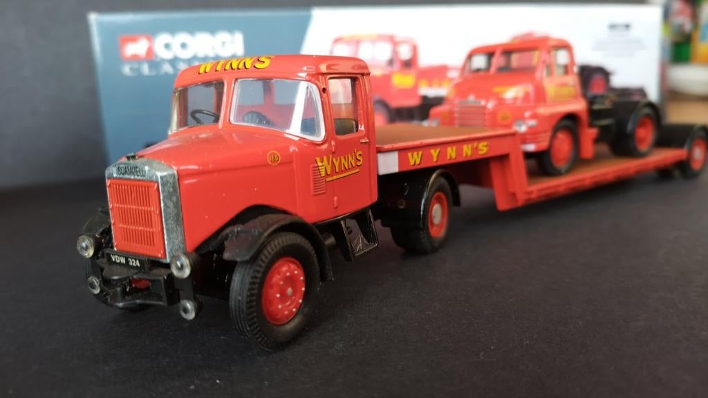 Scammel low loader Bedford S Wynn's 1:50 Corgi Pol, Corgi, Corgi@corgi.co.uk, Nieuw, Ophalen of Verzenden