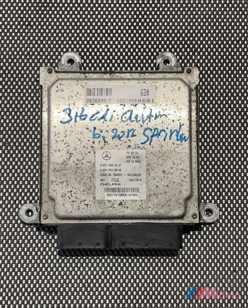 MERCEDES SPRINTER MOTORMANAGEMENT COMPUTER A6519000601, Gebruikt, -, Ophalen of Verzenden, -