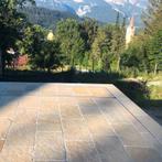 mediterraans zwembadterras Tandoor Yellow 60x90 cm gekapt, Ophalen of Verzenden, Nieuw, Natuursteen, Terrastegels