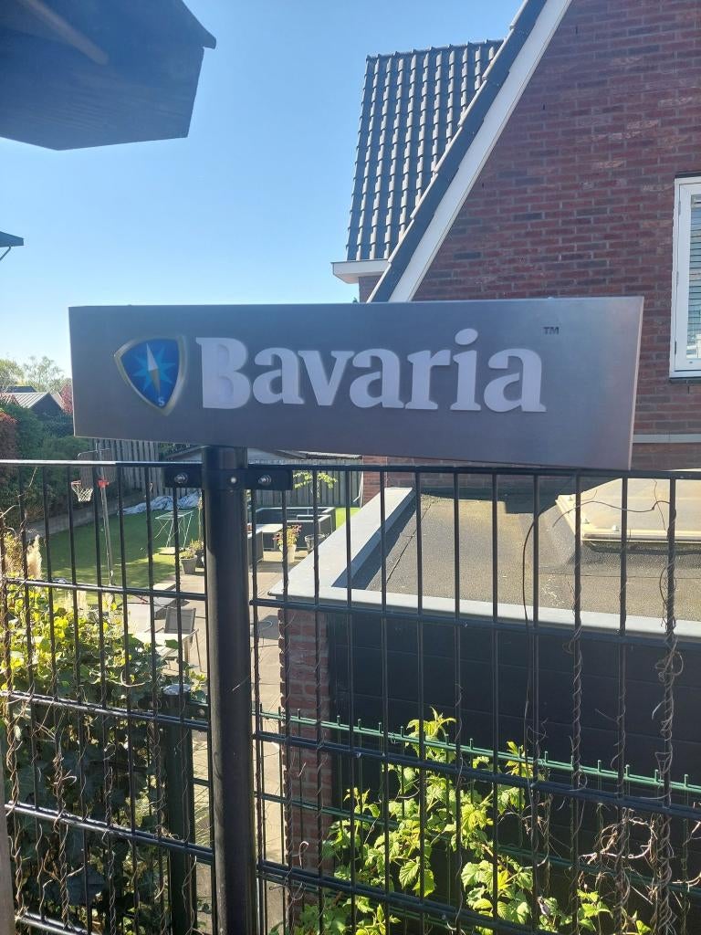 BAVARIA BIER LED LICHTRECLAME moet weg!, Reclamebord, Eu, Gebruikt, Eu