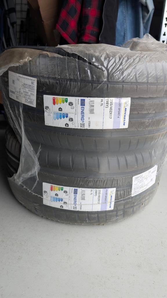 Nieuwe Michelin Pilot Sport 4 achterbanden Porsche Boxster, Auto-onderdelen, Banden en Velgen, Ophalen, 255 mm, Nieuw, 17 inch