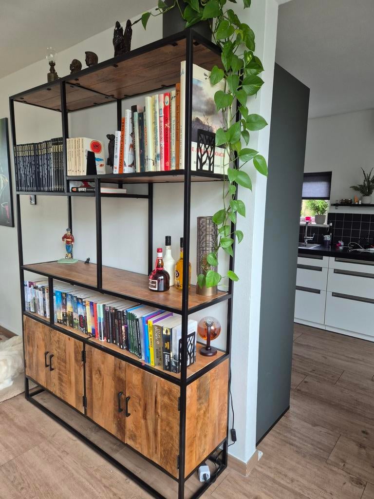 Open boekenkast, Huis en Inrichting, Kasten | Boekenkasten, Ophalen, 50 tot 100 cm, Zo goed als nieuw, 150 tot 200 cm