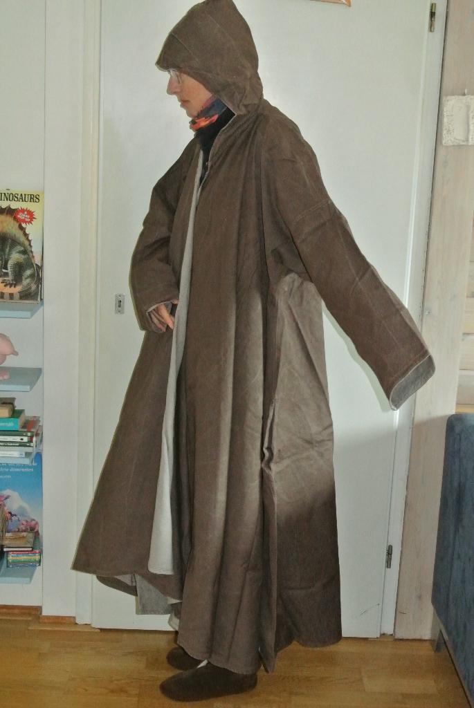 LARP wijde bruine mantel, Ophalen of Verzenden, Gebruikt, Bovenkleding