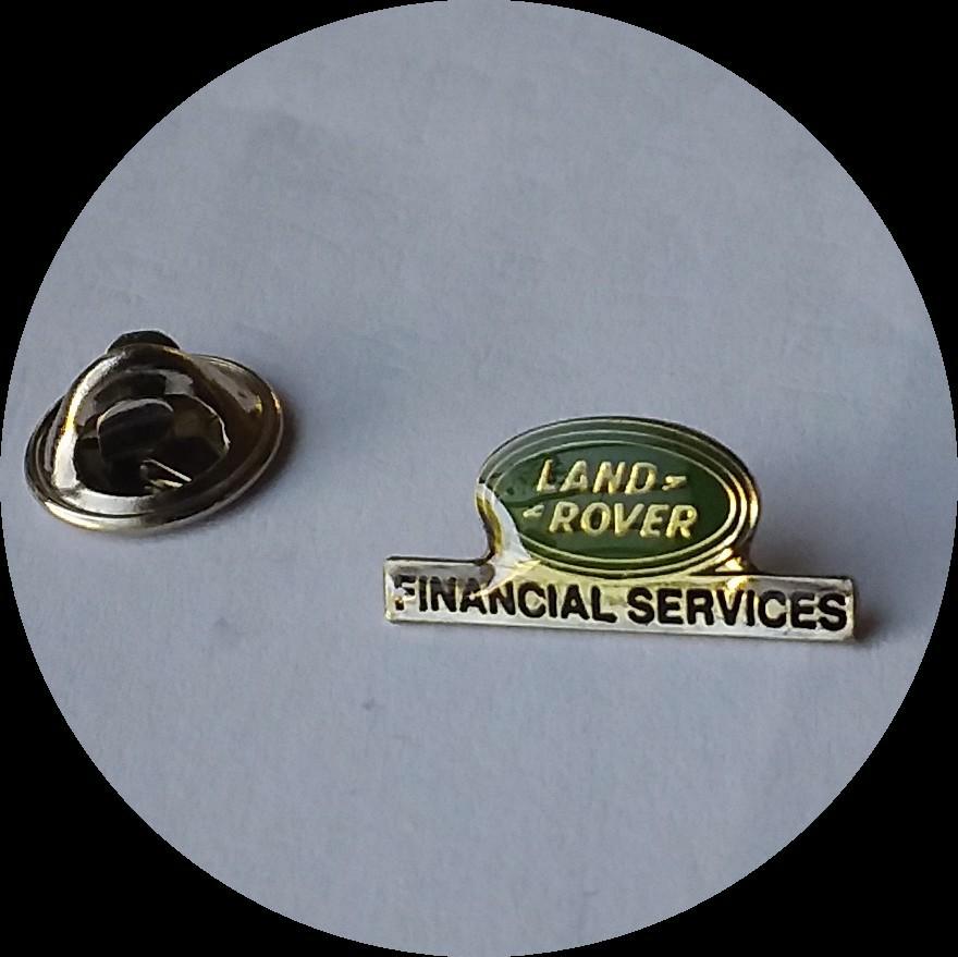 LANDROVER pin,  Financial Service, Verzenden, Zo goed als nieuw, Transport, Speldje of Pin