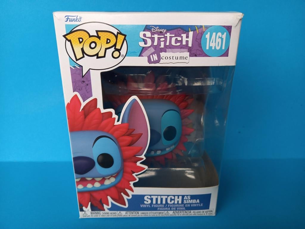Funko Pop Pop! 1461 NIEUW Stitch IN Costume Simba, Ophalen of Verzenden, Nieuw