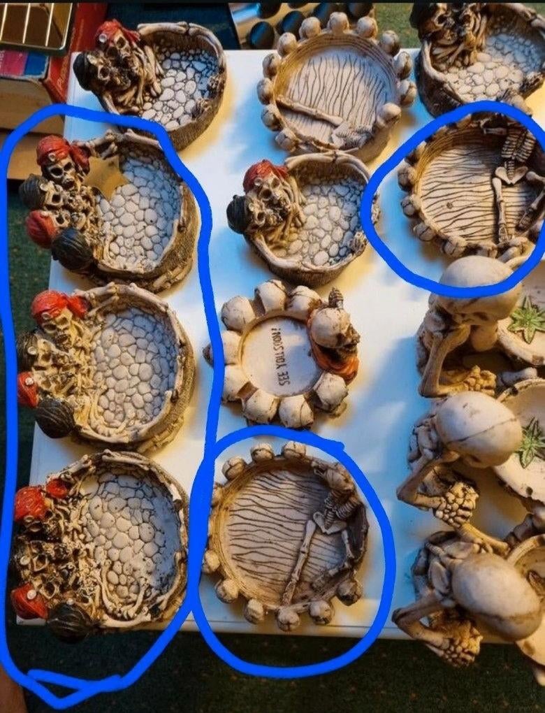 Halloween asbakken, 0 tot 2 jaar