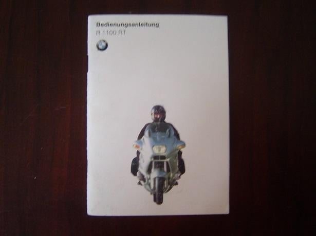 BMW R1100RT 1997 motorrad bedienungs anleitung R1100 Rt, Ophalen of Verzenden, BMW