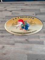 La Chouffe  reclamebord, Verzamelen, Biermerken, Ophalen of Verzenden, Reclamebord, Plaat of Schild, Overige merken