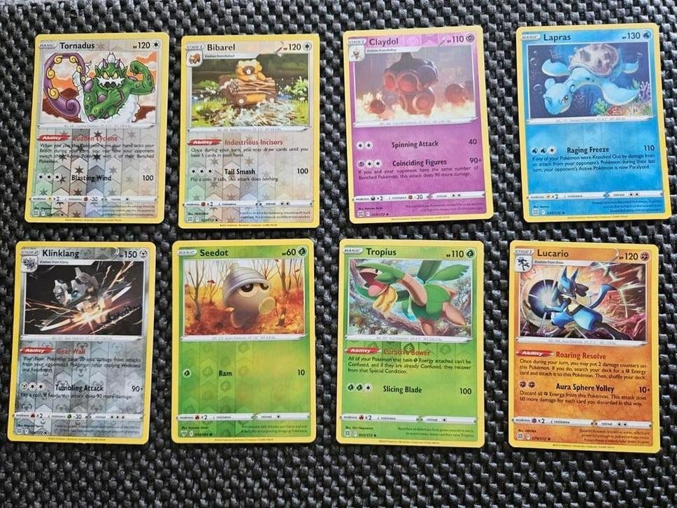 Pokémon kaarten zgan, Ophalen of Verzenden, Zo goed als nieuw, Meerdere kaarten, Foil
