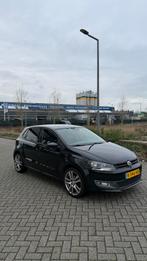 Volkswagen Polo 1.4 16V FSI 63KW 2009 Zwart, Auto's, Voorwielaandrijving, 970 kg, Stof, 40 €/maand