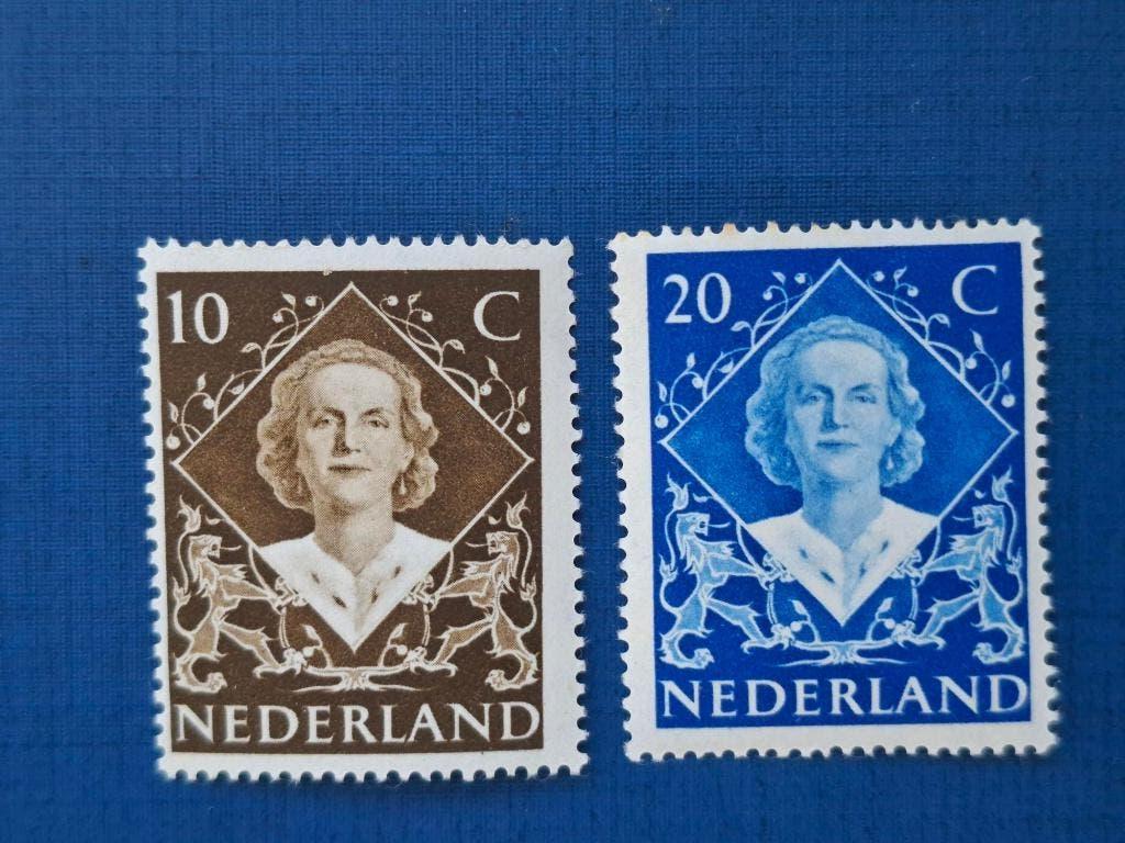 Postzegel NL 1948 PF Inhuldiging Juliana 19-04, Postzegels en Munten, Postzegels | Nederland, Ophalen of Verzenden, Na 1940, Postfris