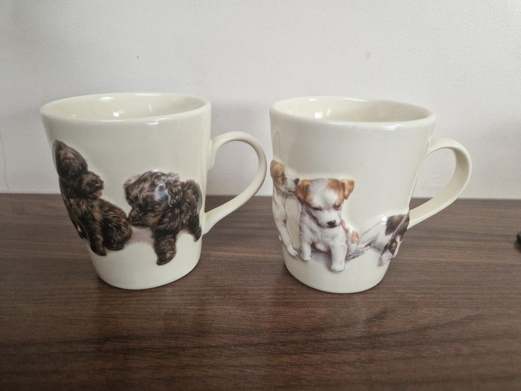 2 bekers van Animal Prints, Ophalen of Verzenden, Zo goed als nieuw, Overige stijlen, Kop(pen) en/of Schotel(s)