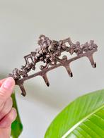Vintage messing art nouveau kapstokje wandhaken, Huis en Inrichting, Woonaccessoires | Kapstokken, Ophalen of Verzenden, Gebruikt
