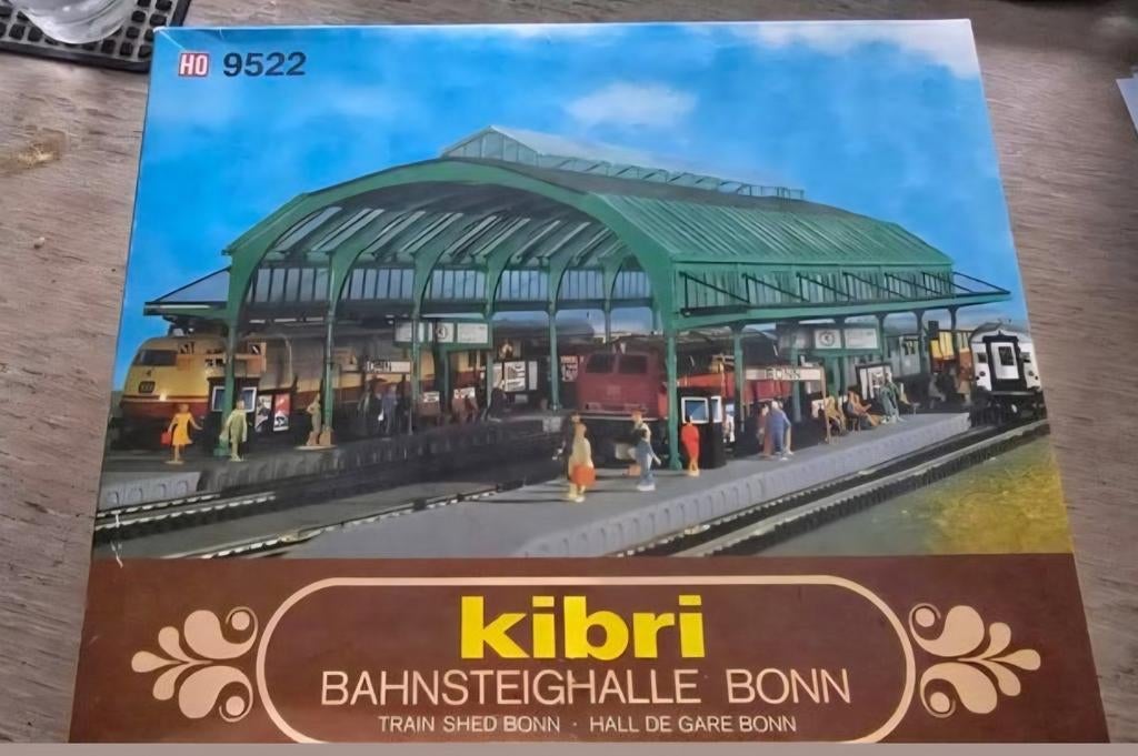 Kibri-9522 peronoverkapping (nieuw in doos), Overige merken, Gelijkstroom of Wisselstroom, Brug, Tunnel of Gebouw, Nieuw