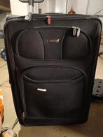 Delsey Zwarte Koffer met Wieltjes set van 2, Overige materialen, Gebruikt, 45 tot 55 cm, 70 cm of meer