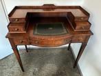 Klassiek Engels mahoniehouten bureau secretaire met lades, Huis en Inrichting, Ophalen, Gebruikt, Klassiek