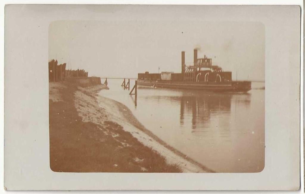 Enkhuizen-167   Spoor wagonboot Stavoren Fotokaart, Verzenden, Voor 1920, Ongelopen, Noord-Holland