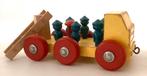 BRANDWEERWAGEN houten SPEELGOED. JAREN ‘60. NU €10, Antiek en Kunst, Antiek | Speelgoed, Ophalen of Verzenden