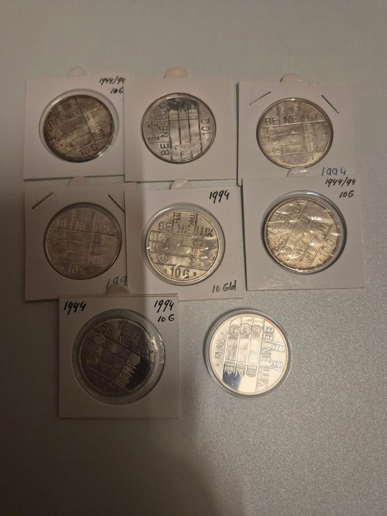 Zilveren tientje, Postzegels en Munten, Munten | Nederland, Koningin Juliana, Zilver, 10 gulden, Verzenden