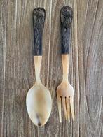 Slabestek of couvert met Javaanse afbeeldingen, Antiek en Kunst, Ophalen of Verzenden