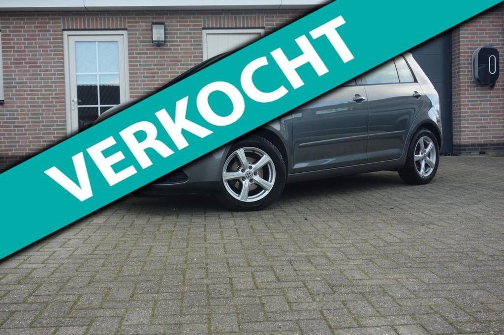 Volkswagen Golf Plus 1.6 Optive 4, Auto's, Volkswagen, Stof, 4 cilinders, 1200 kg, Grijs