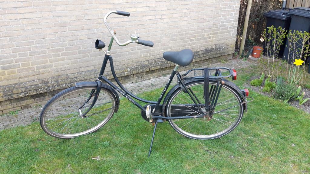 Batavus Old Dutch Omafiets - terugtraprem, Ophalen, Gebruikt, Batavia, Versnellingen