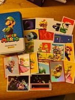 Luigi tin met 20 super mario stickers, Ophalen of Verzenden, Zo goed als nieuw