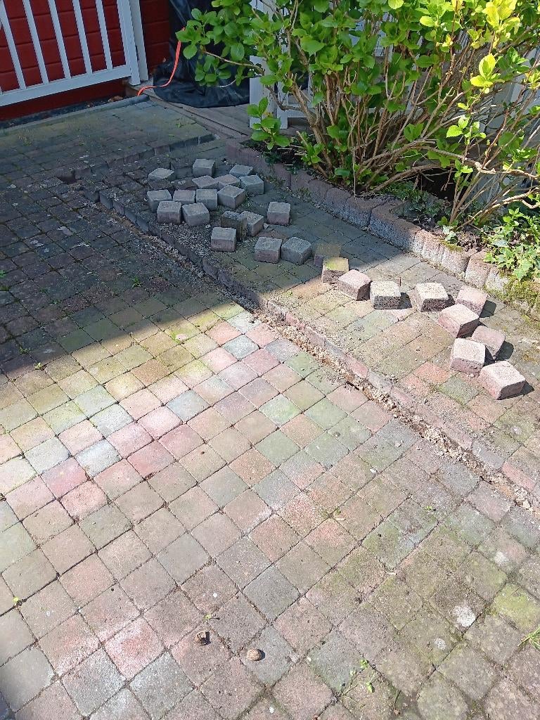 Gratis kleine terras stenen, Ophalen, Gebruikt