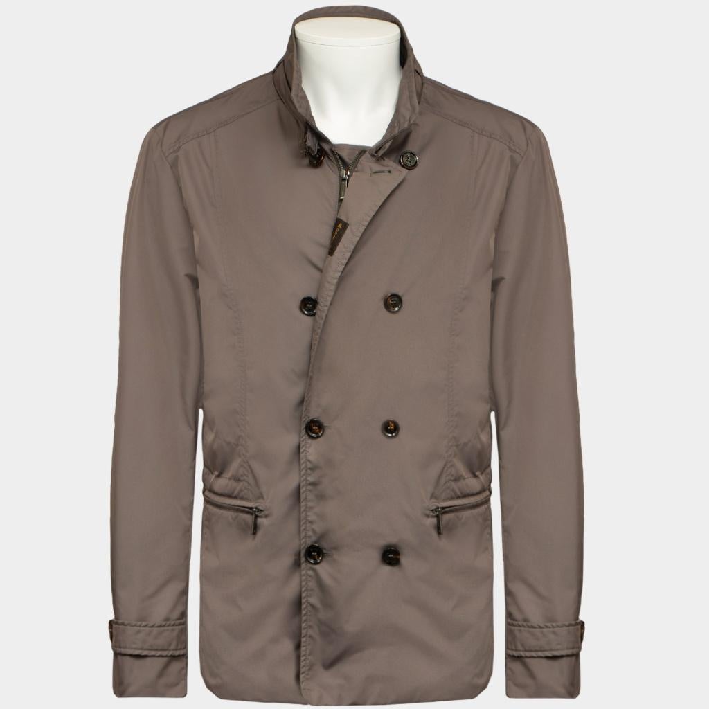 Moorer Jas "Nabucco" Taupe Nieuw Maat 56, Overige kleuren, Nieuw, Overige maten, Ophalen of Verzenden