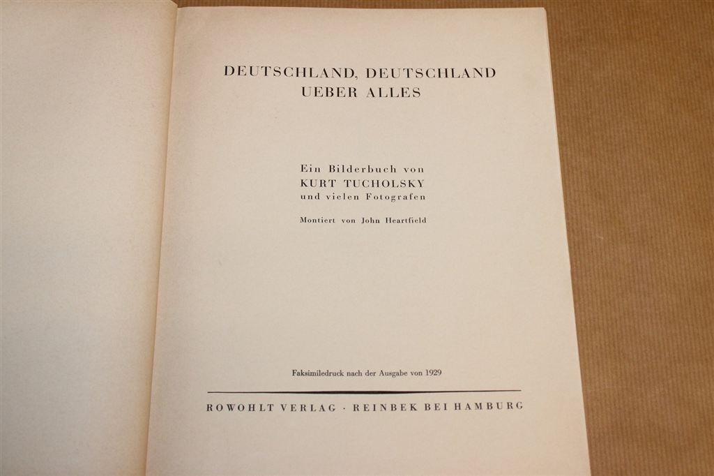 Deutschland über Alles — Tucholsky [1964], Ophalen of Verzenden, Gelezen, Europa