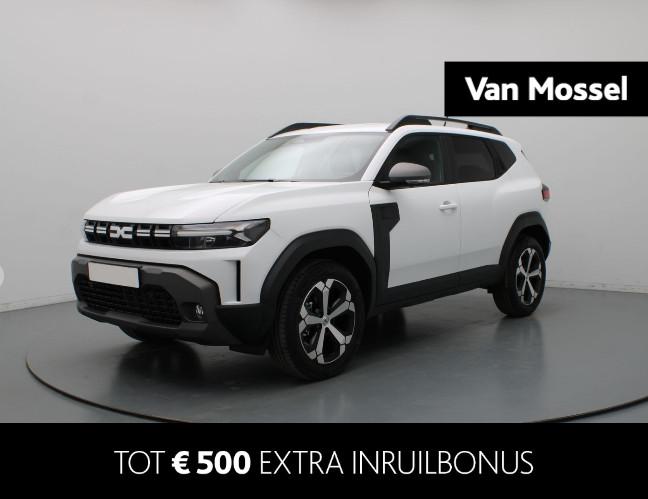 Dacia Duster 1.8 hybrid 155 limited edition | Navigatie | 36, Auto's, Dacia, Stof, Duster, Wit, Origineel Nederlands