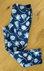 Blauw-witte gebloemde broek van Opus. Maat 42, Kleding | Dames, Blauw, Maat 42/44 (L), Ophalen of Verzenden, Lang