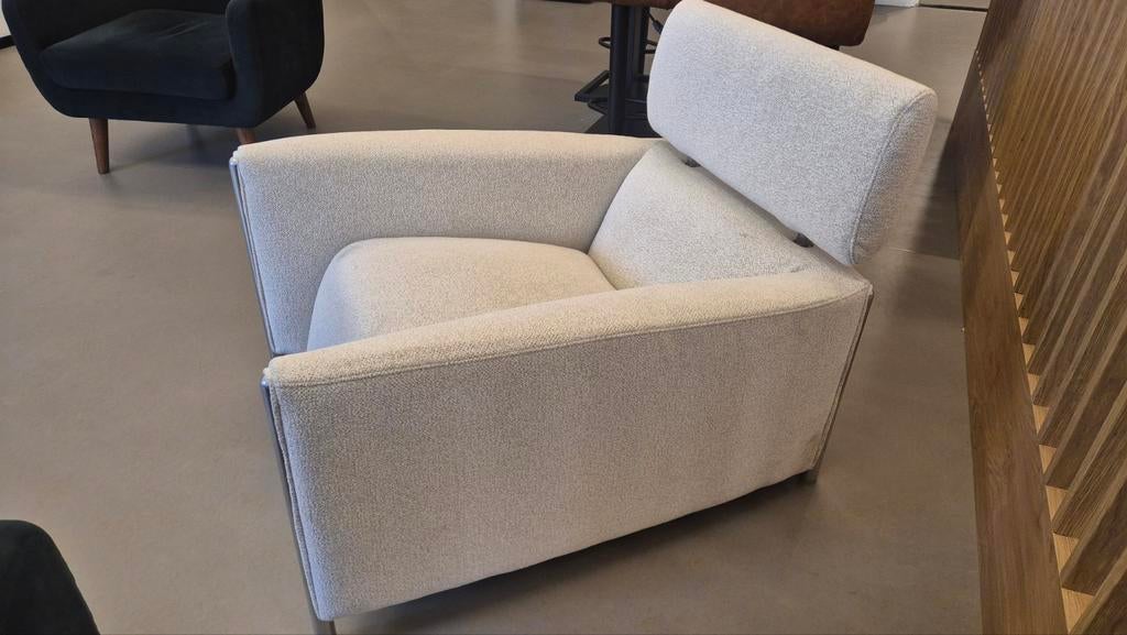 Leolux Fauteil - lounge bank - 2 stuks (nieuwprijs 1800 eu), Huis en Inrichting, Banken | Sofa's en Chaises Longues, Ophalen, Zo goed als nieuw