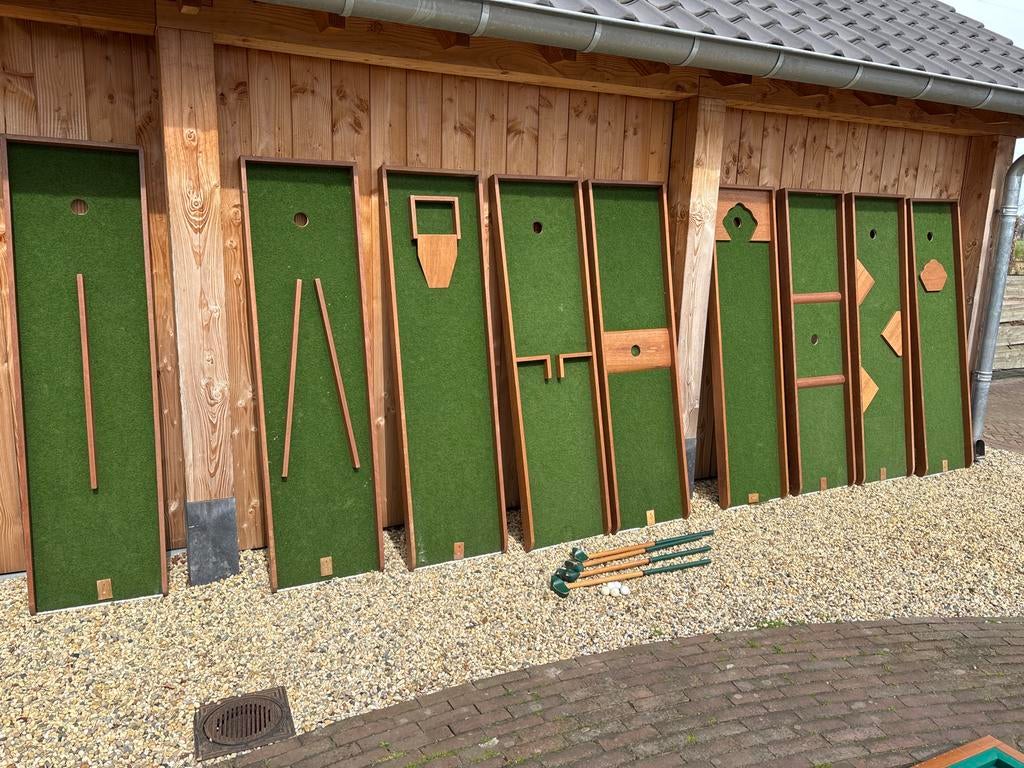 Boeren midget golfset met 9 speelvelden en 4 clubs, Tickets en Kaartjes