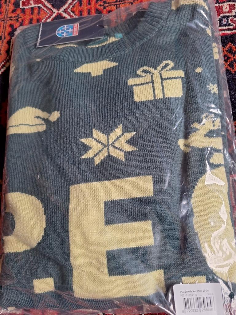 L   kersttrui PEC ZWOLLE, Maat L, Ophalen of Verzenden, Nieuw, Shirt