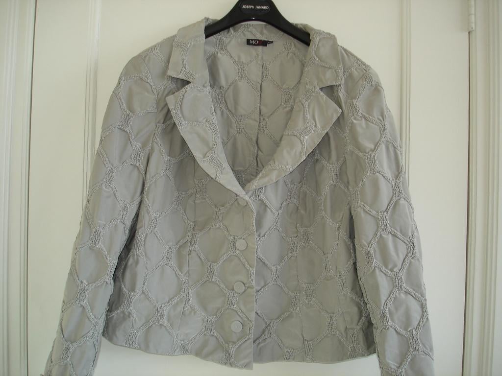 MOQ jasje maat 50 grijs, Kleding | Dames, Ophalen, Maat 46/48 (XL) of groter, Nieuw, Jasje