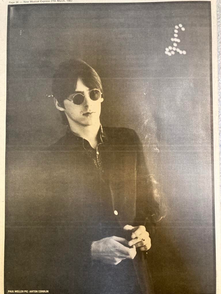 PAUL WELLER THE JAM A3 Poster, Verzamelen, Ophalen of Verzenden, Zo goed als nieuw, A1 t/m A3, Muziek