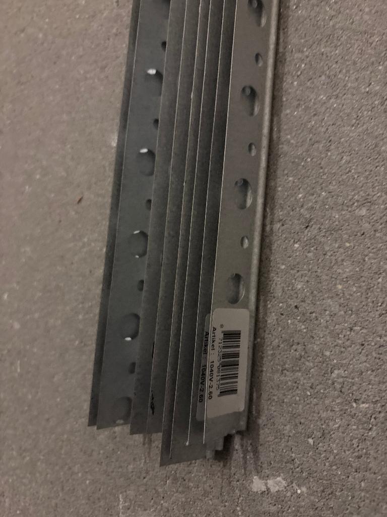 Hoekprofiel alu-zink 7 mm, 2600 mm, Ophalen, Nieuw, Aluminium