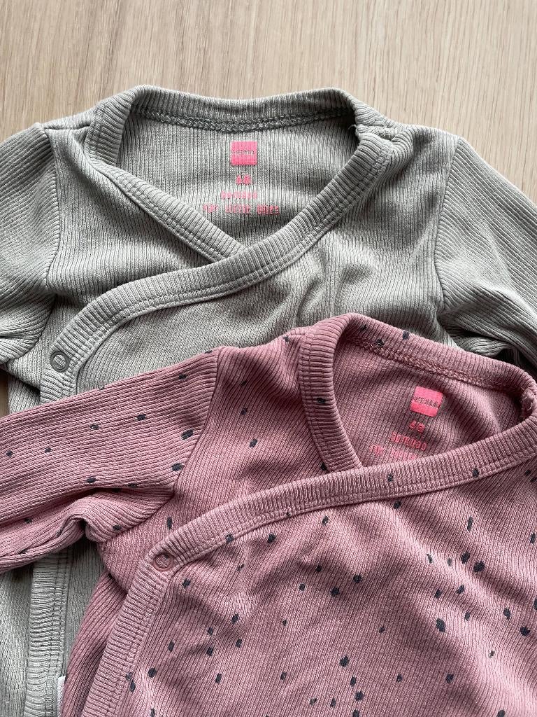 Hema bamboo rompers maat 68, Ophalen, Nacht- of Onderkleding, Gebruikt, Jongetje of Meisje